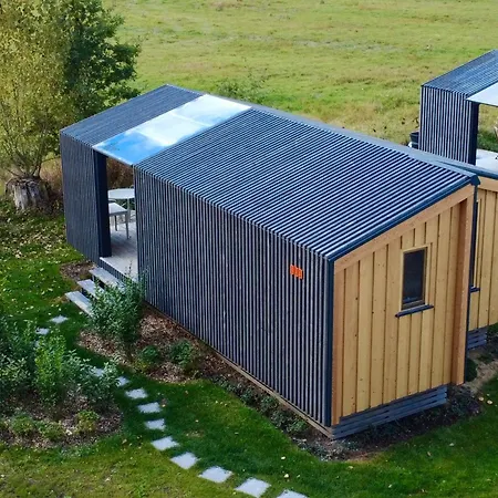 101 Tiny House Elbhuette Mit Wiesenblick בית נופש בלקדה