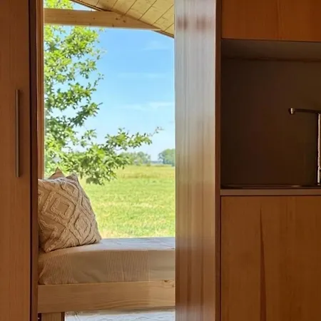 101 Tiny House Elbhuette Mit Wiesenblick Vakantiehuis *